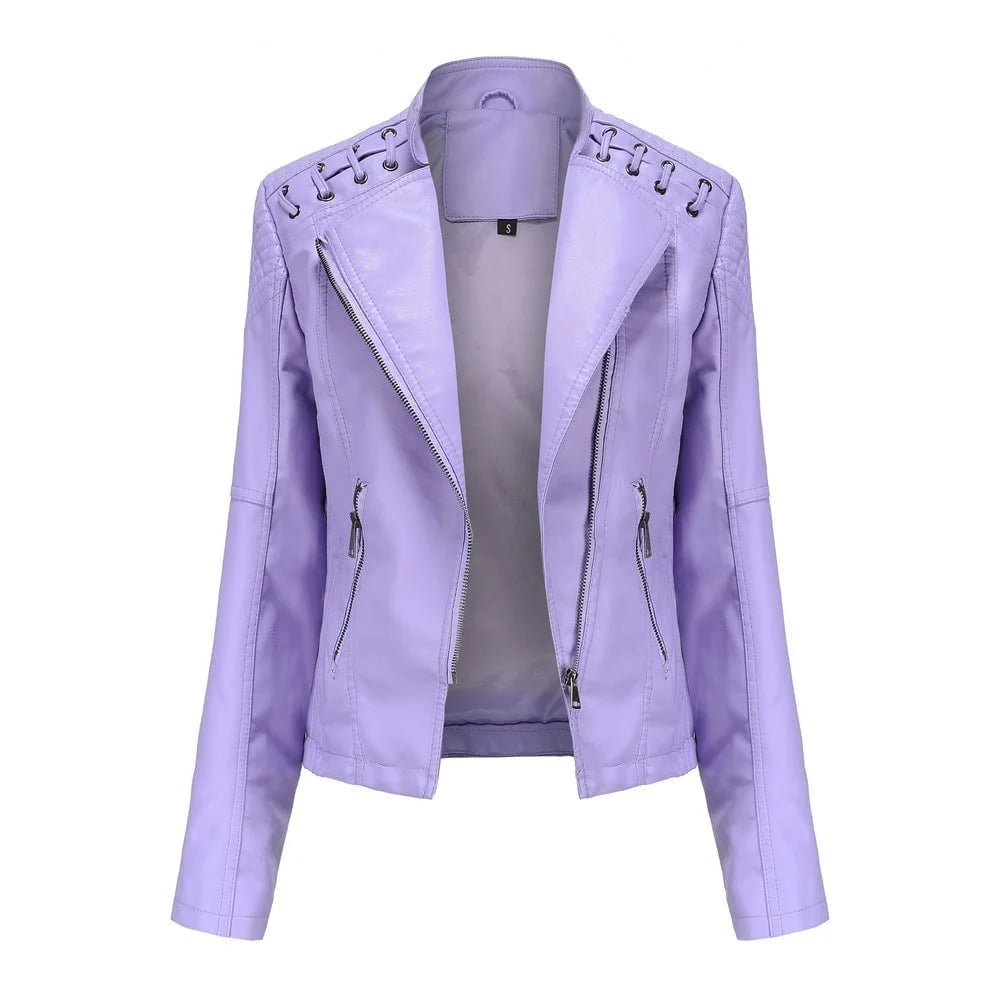 (🔥HOT SALE🔥) - Washed Leather Jacket