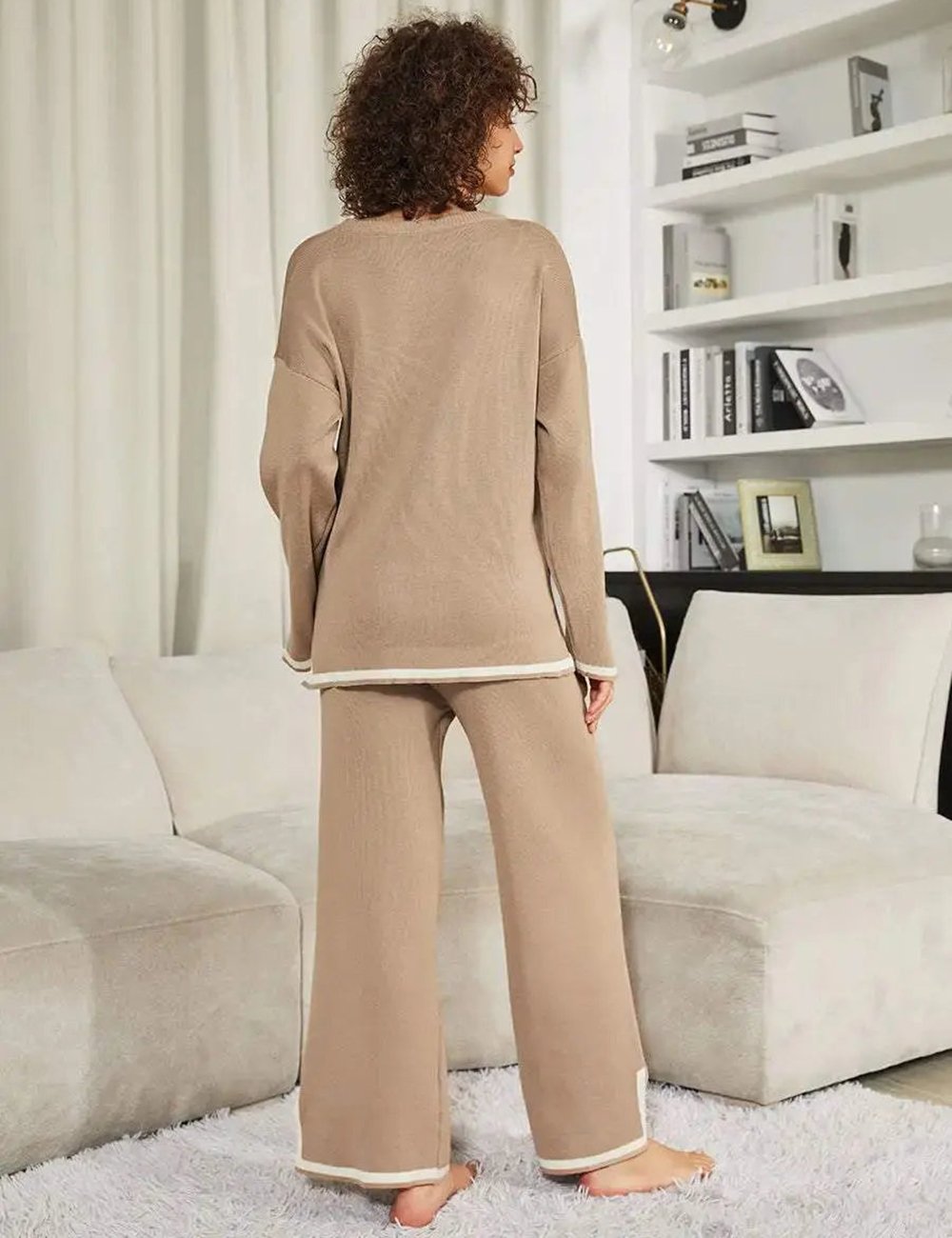 Classy Elastic Knit Lounge Set✨